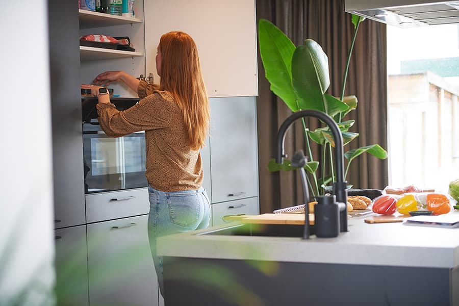Keuken met veel opbergruimte