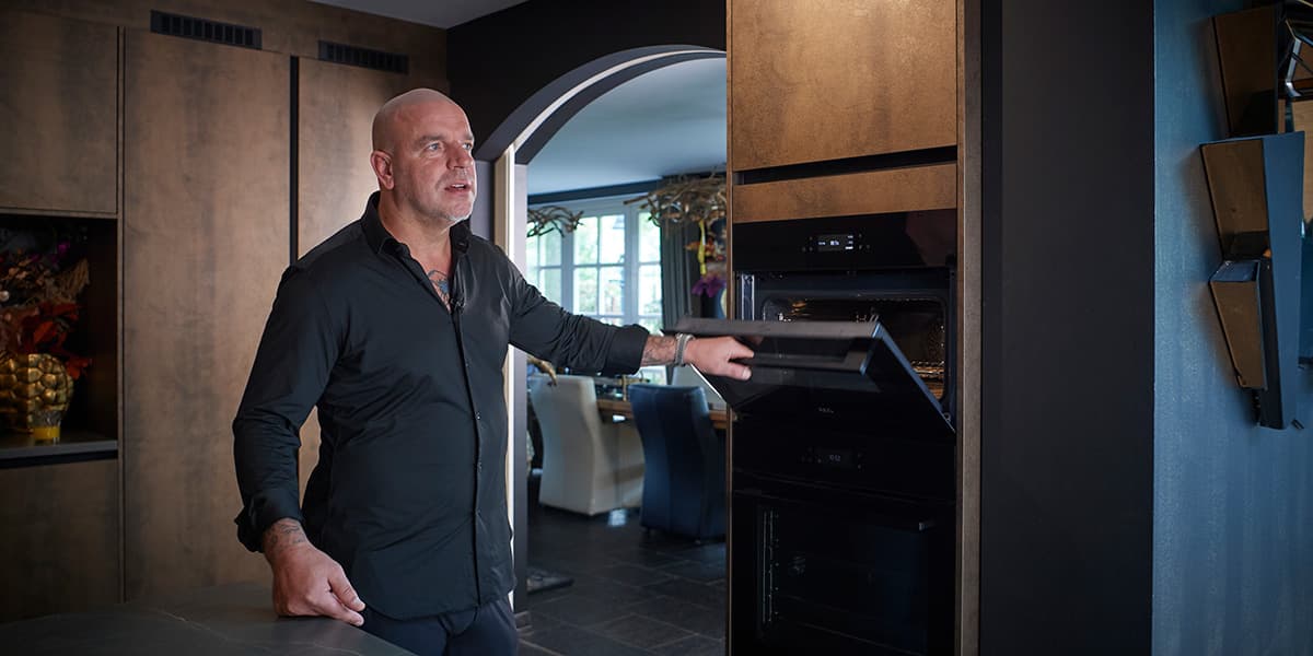 Stoomoven in de keuken