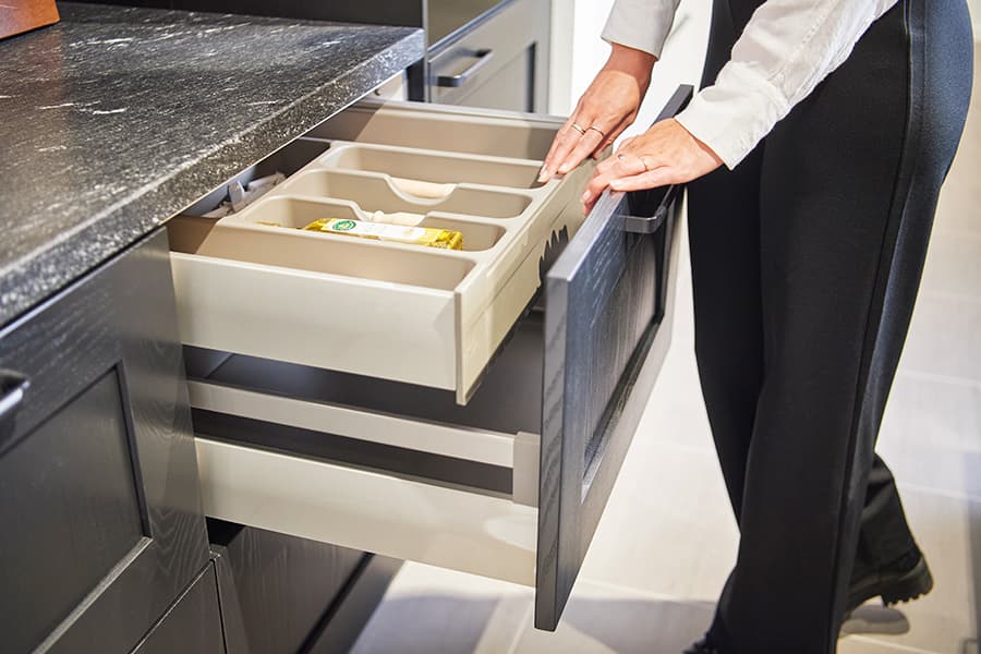 Adviesgesprek over keukenlade