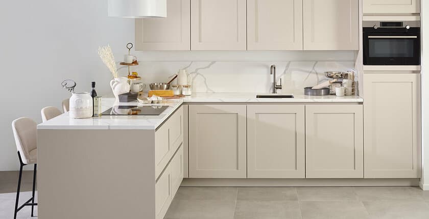 Beige keuken