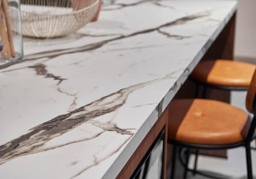 Marmerlook keukenbladen