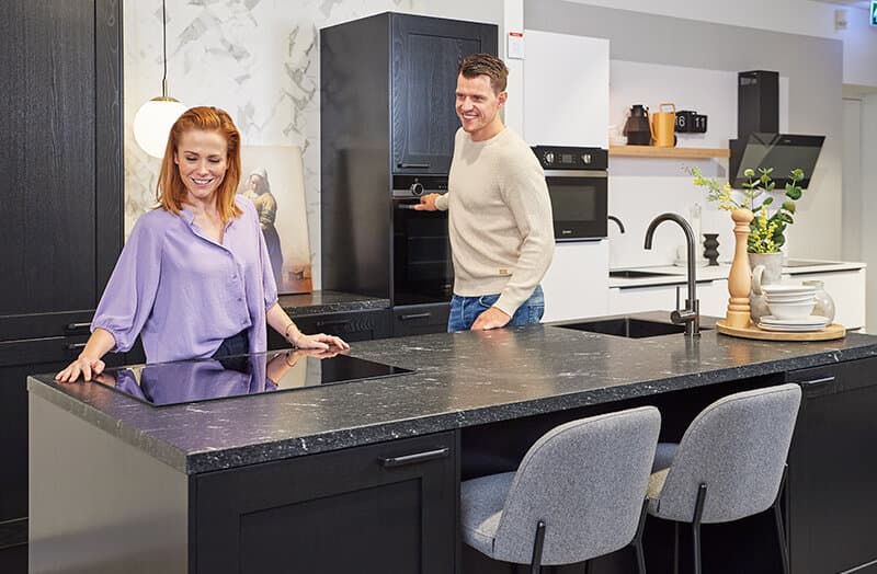 Keuken met kookeiland