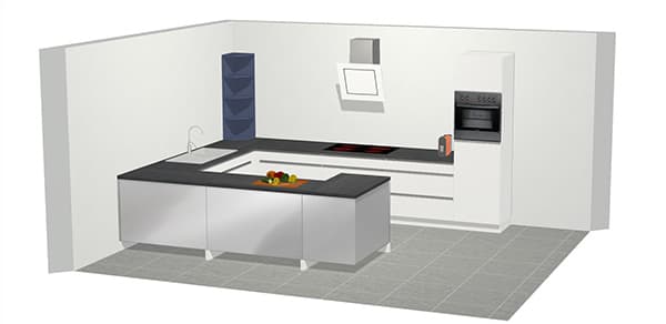3D G-keuken