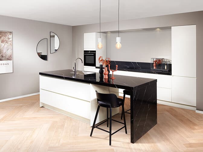 Keuken met keukeneiland