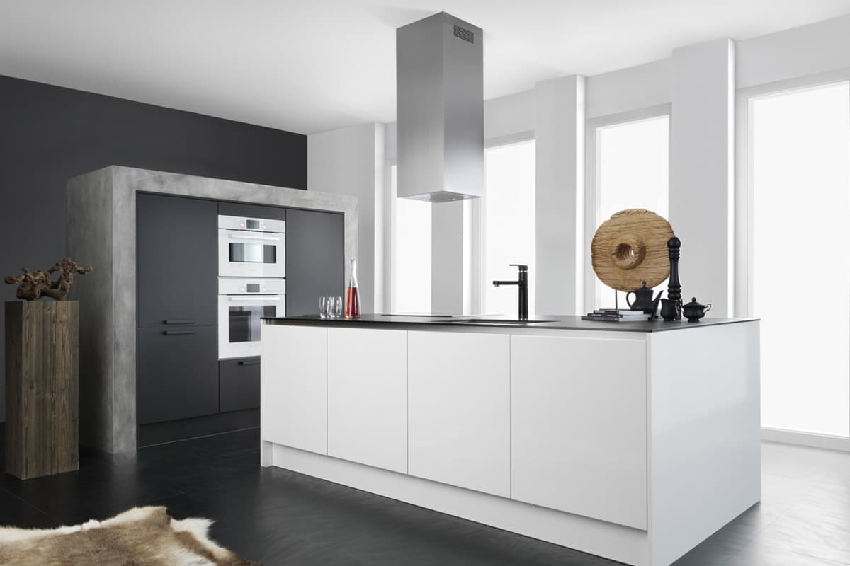 Keuken zonder bovenkasten