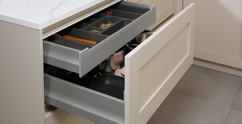 Ladekast in de keuken